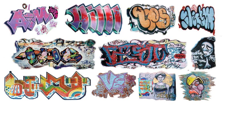 Graffiti Decals -- Set #34