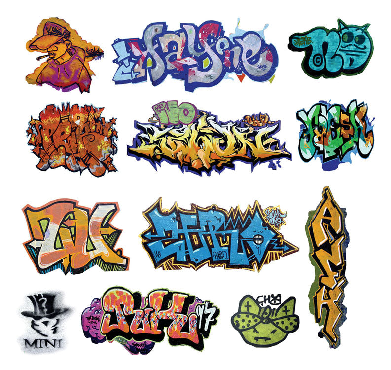 Graffiti Decals -- Set #2
