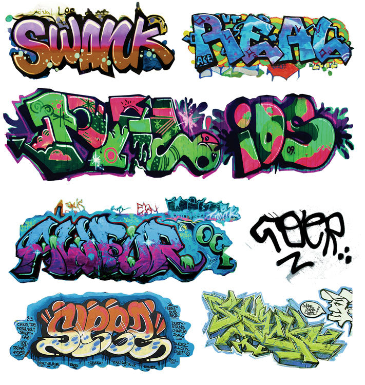 Graffiti Decals -- Set #10