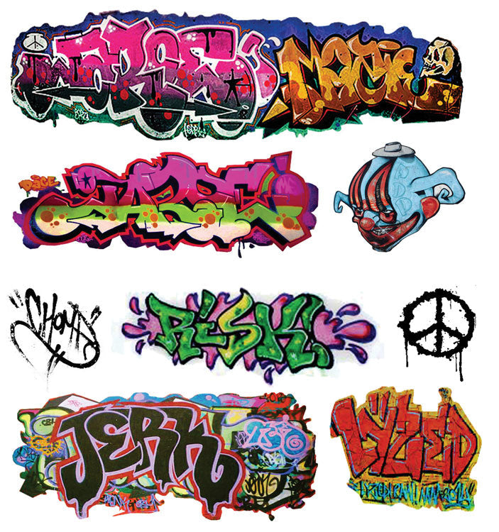 Graffiti Decals -- Set #13
