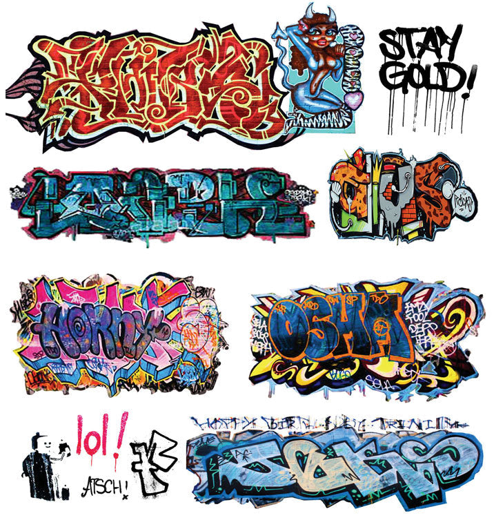 Graffiti Decals -- Set #15