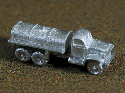 Military - US & Allies WWII - Heavy Trucks - Kit (Cast Metal) pkg(2) -- Studebaker 2.5-Ton Fuel or Water Tank Truck