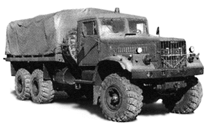 Military - Soviet Union & Warsaw Pact Post-1945 - Truck -- KrAZ-255B Heavy Cargo/Personnel Carrier