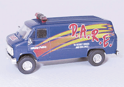 Chevrolet Van - Emergency - Police Vehicles -- Albany, New York Police Department (Drug Abuse Resistance Education DARE Log