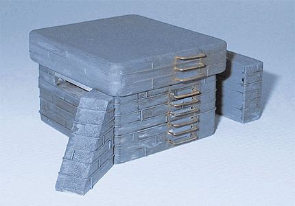 Military - Resin Structure Castings -- Machine Gun Pillbox