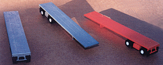 Trailers Only -- 48' Spread Axle Flatbed - Complete Kit