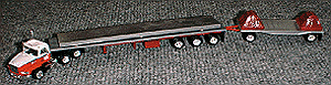 American Trucks - Tractor/Trailer - Mack Short Wheelbase Conventional -- w/48' Flatbed Trailer & Sheet Steel Load Royal Trucking