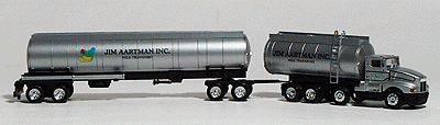 American Trucks - Tractor/Trailer - T600 Kenworth 4-Axle Tanker -- w/Tanker Trailer J. Aartman