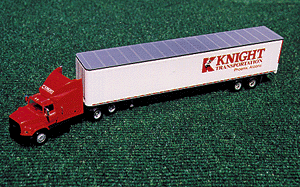 American Trucks - Tractor/Trailer - Ford Aeromax 3-Axle Conventional w/Sleeper -- w/53' Dry Van Trailer Knight Transportation