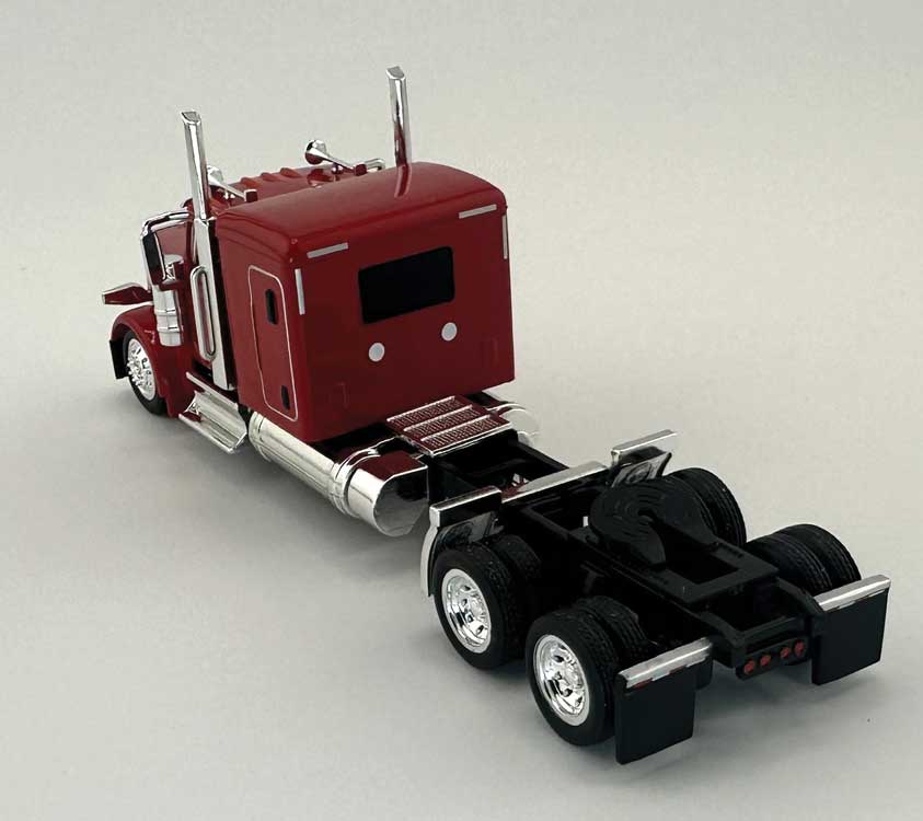 Peterbilt 589 72" Sleeper-Cab Semi Tractor - Assembled -- Red-2