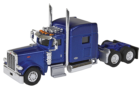Peterbilt 389 with 70" Standup Sleeper -- Blue