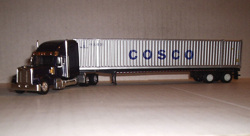 Coronado Tractor w/Container Trailer -- Purple