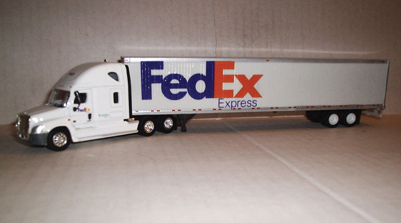 Cascadia Sleeper-Cab Tractor w/53' Van Trailer - Assembled -- FedEx Express