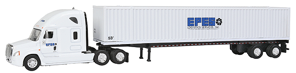 Cascadia Sleeper Cab w/53' Dry Van Trailer - Assembled -- EPES
