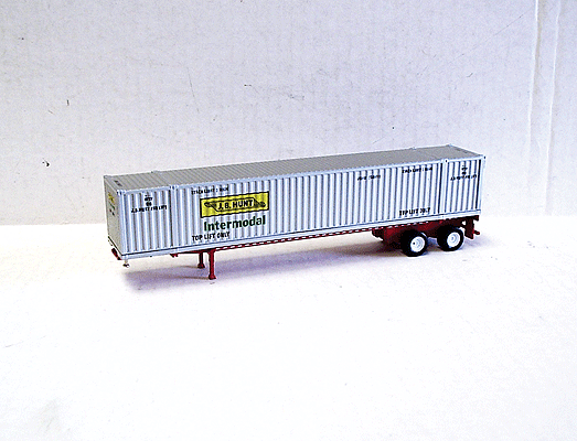 53' Container on Chassis Trailer - Assembled -- J.B. Hunt Intermodal
