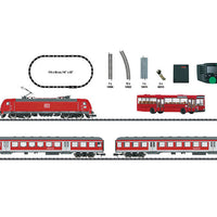 Regional Express Starter Set w/Sound & DCC/SX -- German Federal Railway - 146.1 Elok, 2 Cars, Central Station, C-Track Oval