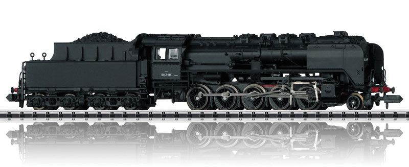 Steam Class 150 Z 2-10-0 w/Box Tender & Wagner Smoke Deflectors - Standard DC -- French State Railways SNCF (Era III, black)