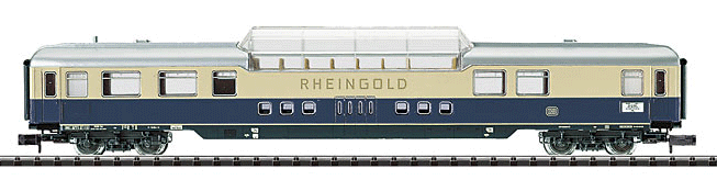 Type Ad4um-62 Vista Dome Car -- German Federal Railway (Rheingold, Era III)