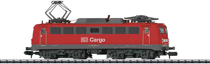 Class 140 Electric w/Sound & DCC/SX - Minitrix -- German Federal Railway #140 169-4 (Era VI; red, gray)