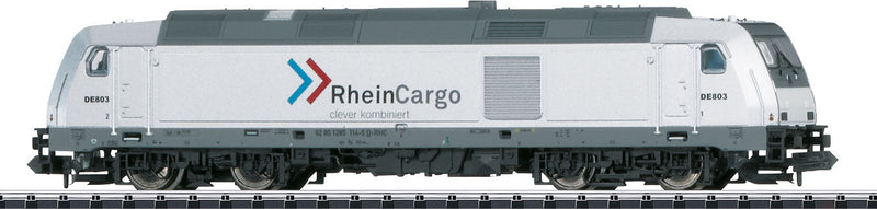 Bombardier Traxx Class 285 Diesel w/DCC -- Rhein Cargo GmbH & Co. KG, Neuss. (Era VI; white, gray, blue, red)