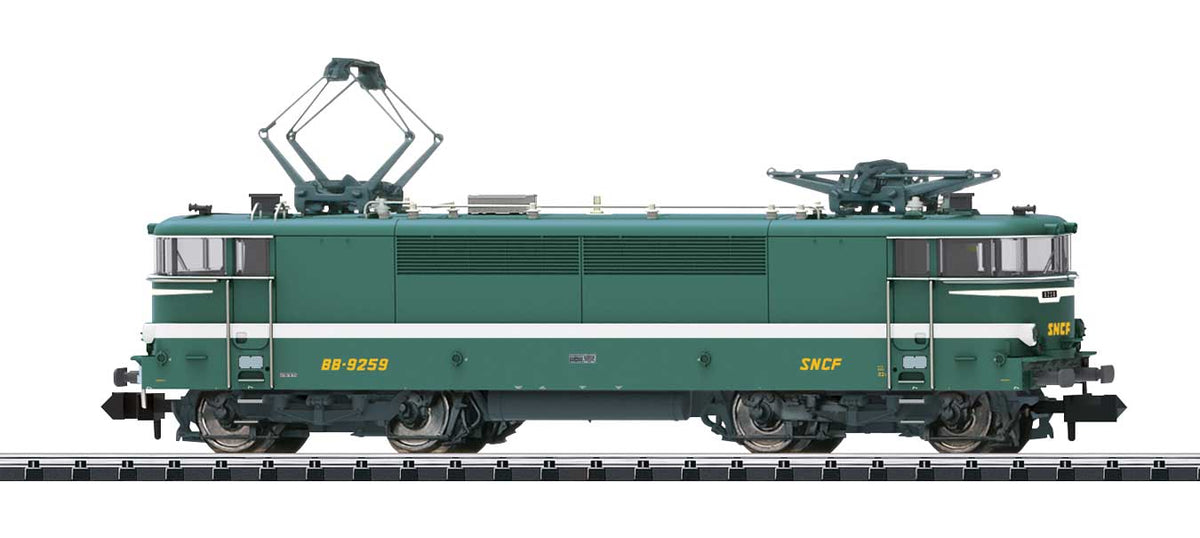 Class BB 9200 Electric - Sound and DCC -- French State Railways SNCF #BBB 9259 (Era IV 1957, green, white)