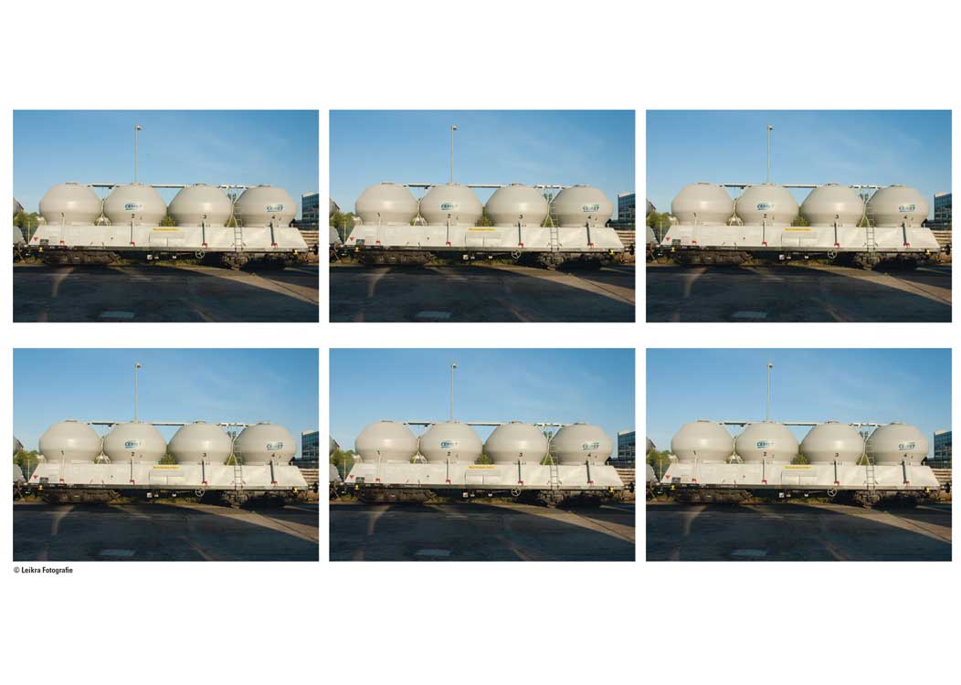 Type Uacs 408S Silo Car 6-Pack - Ready to Run - Minitrix -- CEMET (Era VI 2022, white)
