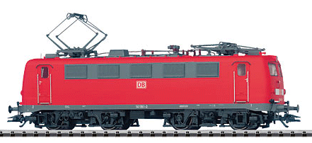 Electric Class E 41 Locomotive with Sound & DCC/Selectrix -- German Federal Railway #141 061-2 (Era V; red, gray)