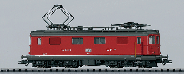 Class Re 4/4 Electric w/Sound & DCC/SX -- Swiss Federal Railways SBB/CFF/FFS (Era IV 1988; red, gray)