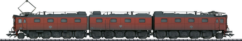 Class Dm3 Electric w/Sound & DCC -- Swedish State Railways SJ #1201, 1231, 1202 (Weathered; Era IV 1970, brown)