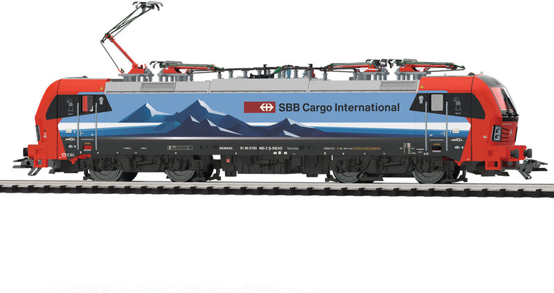 Siemens Vectron Class 193 Electric Locomotive with Sound & DCC-Digital -- SBB Cargo International #193 465-2 (Era VI 2018, Blue Mountain Graphics)-1