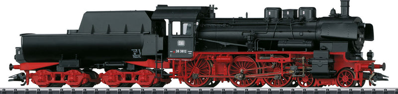 Class 38.10-40 0-10-0 & 2 T30 Tub Tender with Sound & DCC -- German Federal Railway (Era III 1965; black, red)