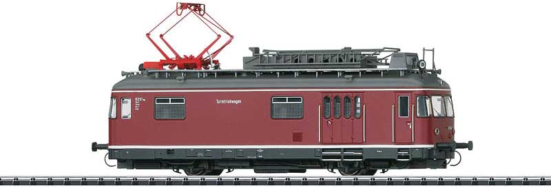 TVT Catenary Maintenance Railcar with Sound & DCC/SX -- German Federal Railway (Era IV 1957; red, gray)
