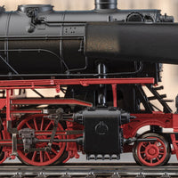 Class 44 2-10-0 Locomotive w/Oil Tender - Sound & DCC -- German Federal Railway 44 1315 (Era III, 1962-1963; black, red)