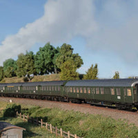 Type B3yegb/AB3yegb, B3eygb & BDymf 457 Cab Car Set - Ready to Run -- German Federal Railroad DB (Era IV 1969, green, gray)