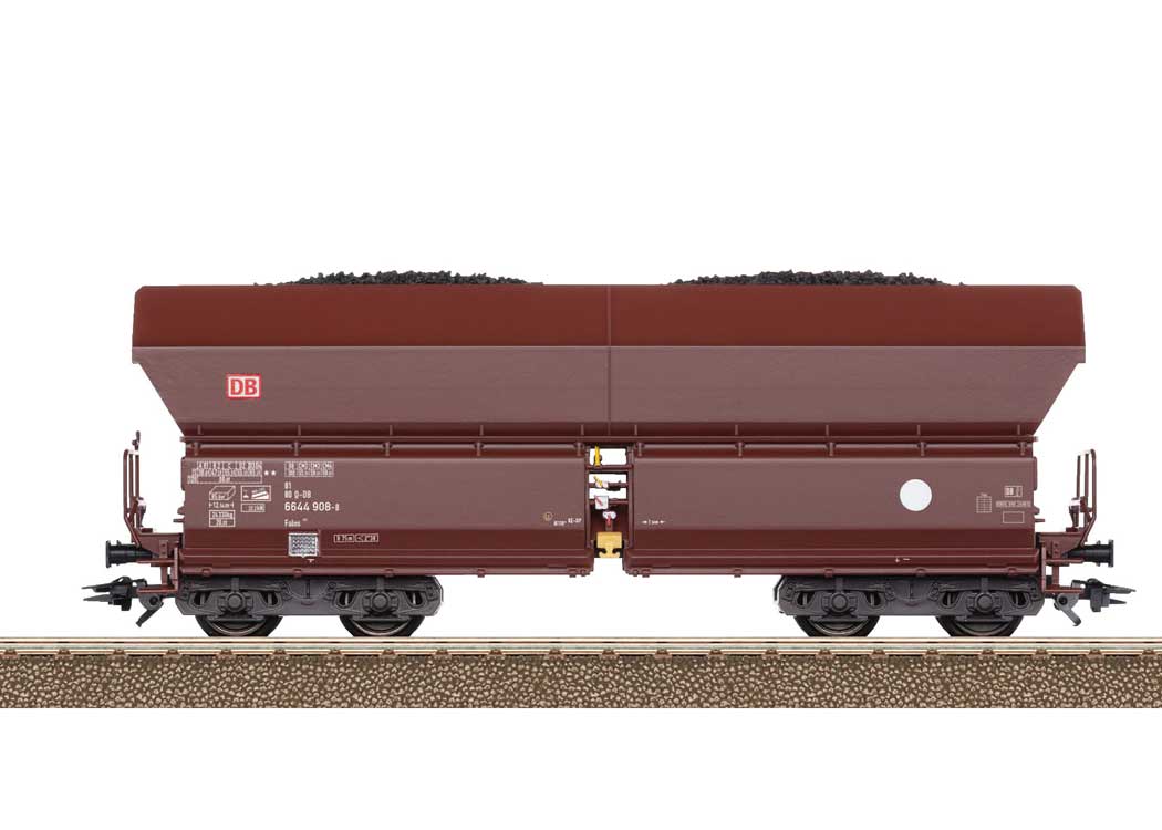 Type Falns 182 Hopper 6-Pack - Ready to Run -- German Railroad DB AG (Era VI 2015, Boxcar Red)-4