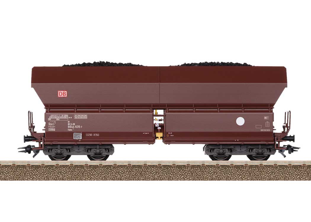 Type Falns 182 Hopper 6-Pack - Ready to Run -- German Railroad DB AG (Era VI 2015, Boxcar Red)-5