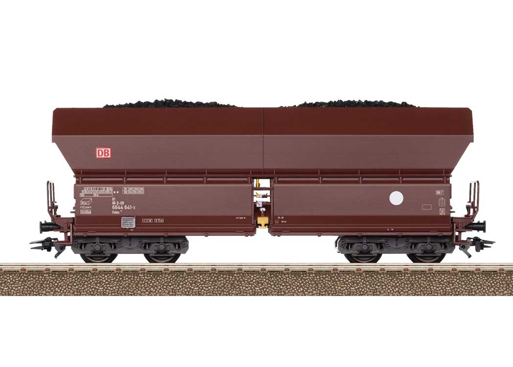 Type Falns 182 Hopper 6-Pack - Ready to Run -- German Railroad DB AG (Era VI 2015, Boxcar Red)-6
