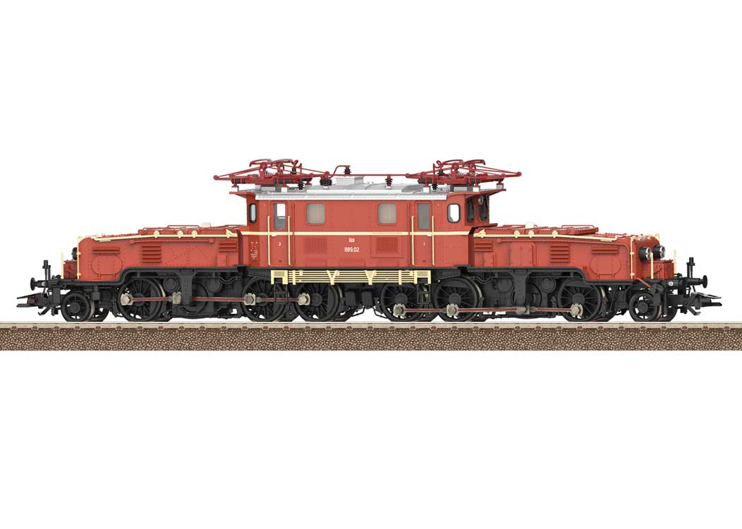 Class 1189 "Austrian Crocodile" Electric - Sound and DCC -- Austrian Federal Railways OBB #1189.02 (Era VI, brown, black, silver)-2