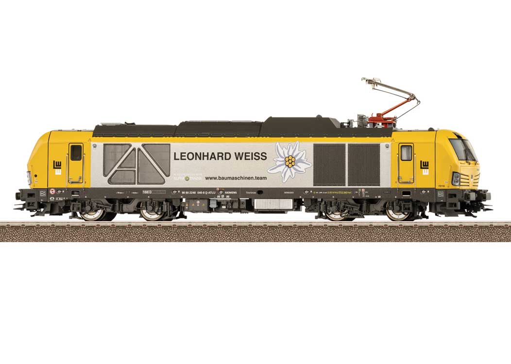 Siemens Vectron Class 248 Dual-Power - Sound and DCC -- Leonhard Weiss #248 040 (Era VI 2023, yellow, gray)-2
