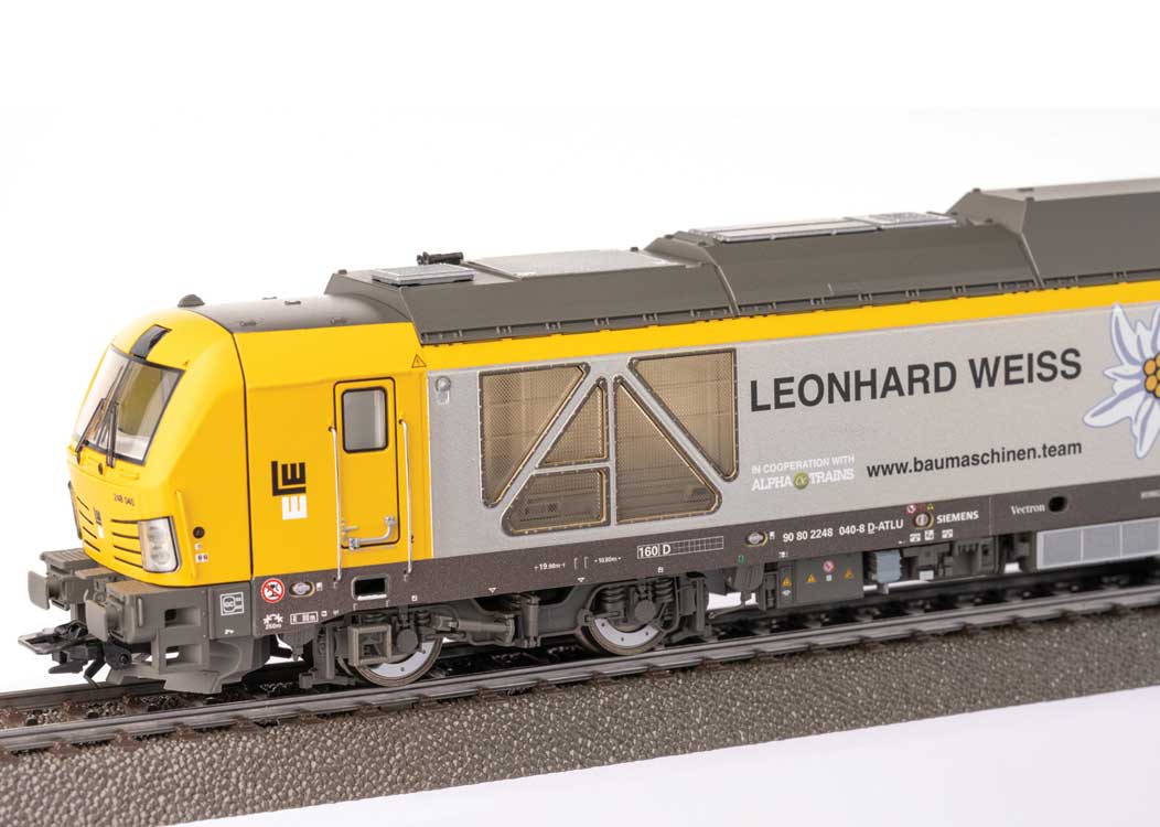 Siemens Vectron Class 248 Dual-Power - Sound and DCC -- Leonhard Weiss #248 040 (Era VI 2023, yellow, gray)-3