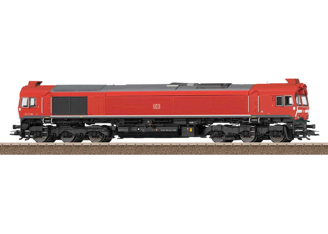 Class 77 EMD JT42CWRM Diesel - Sound and DCC -- DB Cargo (Era VI 2021, red, gray)