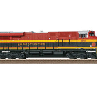 GE ES44AC - Sound, Smoke and Digital -- Kansas City Southern #4848 (red, black, yellow)