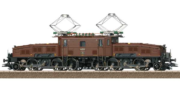 Class Ce 6/8 II Crocodile Electric - Sound & DCC -- Swiss Federal Railways SBB/CFF/FFS #14253 (Era VI, Museum Scheme, brown)
