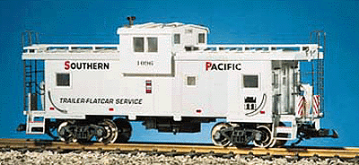 Extended Vision Caboose -- Southern Pacific (red, silver)