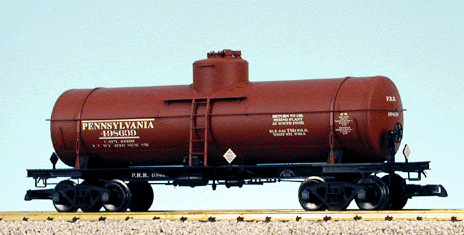 10,000-Gallon Tank Car -- Pennsylvania Railroadd (Tuscan Red)