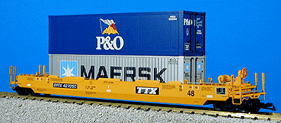 Gunderson Husky Stack w/2 Containers -- TTX #2