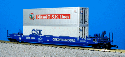 Gunderson Husky Stack w/2 Containers -- CSX #2