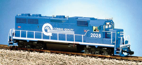 EMD GP38-2 - Standard DC -- Conrail (blue)