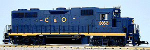 EMD GP38-2 - Standard DC -- Chesapeake & Ohio