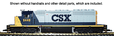 Diesel EMD SD40-2 Powered -- CSX